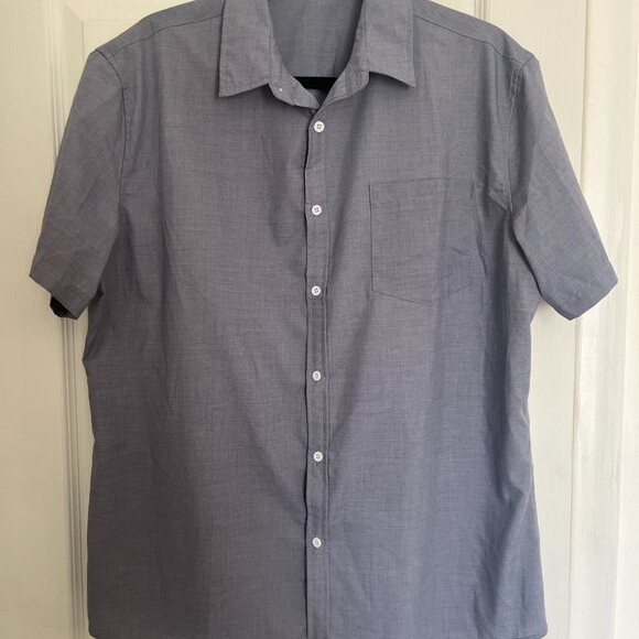 ⭐️ Host Pick⭐️ Classic Men's Coofandy Blue Button Down Shirt - Picture 2 of 6